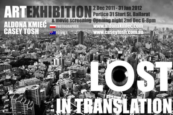 Lost in Translation exhibition Ballarat