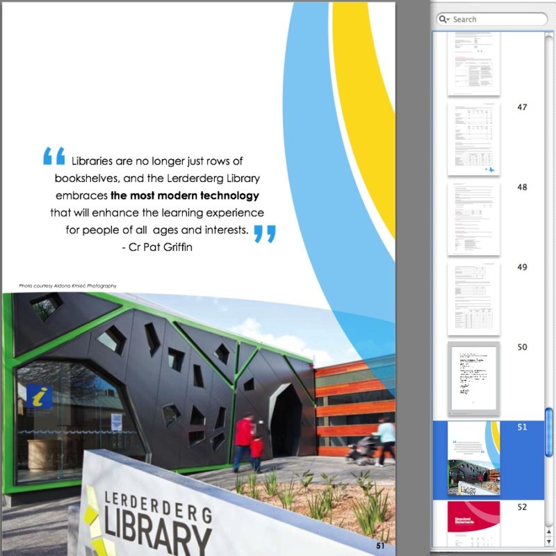 Central Highlands Library Annual Report Commercial Photography
