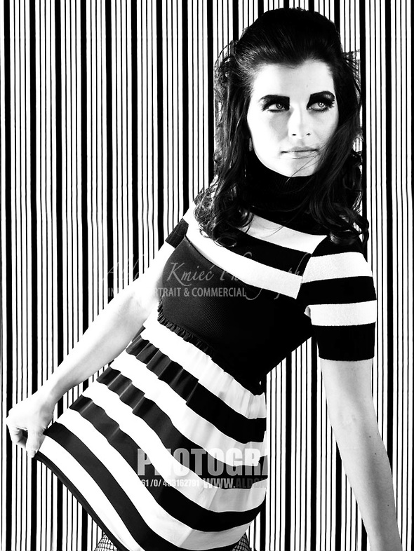 model portraits Ballarat jackie-kennedy-stripes-fashion-photo-shoot Ballarat Fashion Photography Hair & Beauty Model Portfolio Photography
