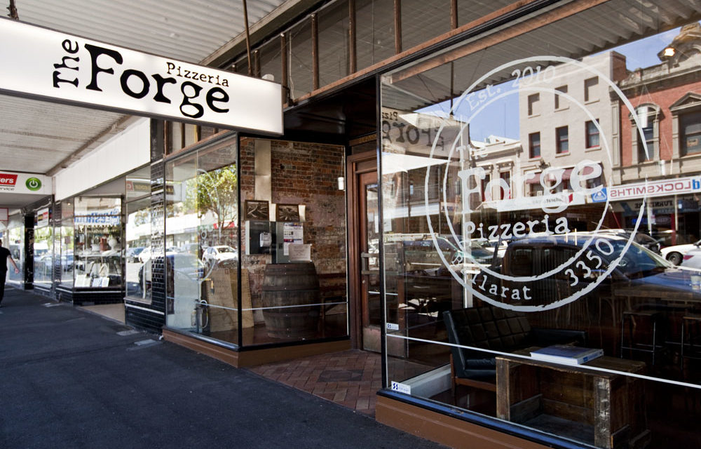 The Forge Pizza Ballarat Rustic Warehouse Conversion Commercial Interiors Architecture Photography