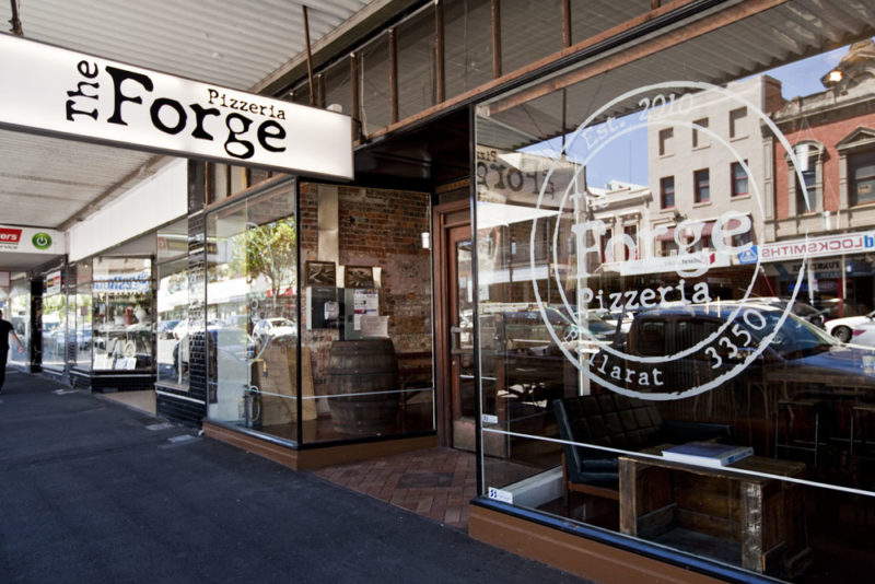 The Forge Pizza Ballarat Rustic Warehouse Conversion Commercial Interiors Architecture Photography