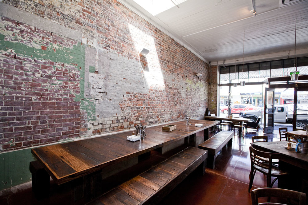 Rustic Warehouse Conversion Commercial Interior Photography Ballarat Forge Pizzeria architects