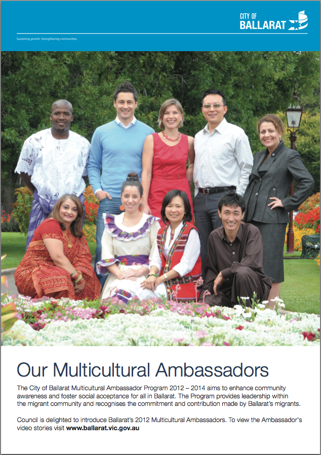 Multicultural Ambassadors City of Ballarat Program City of Ballarat 2012-2014
