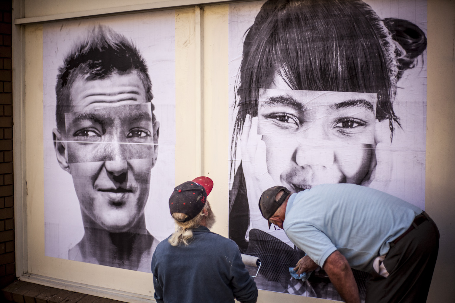 We R You paste up Ballarat street artists Aldona Kmiec