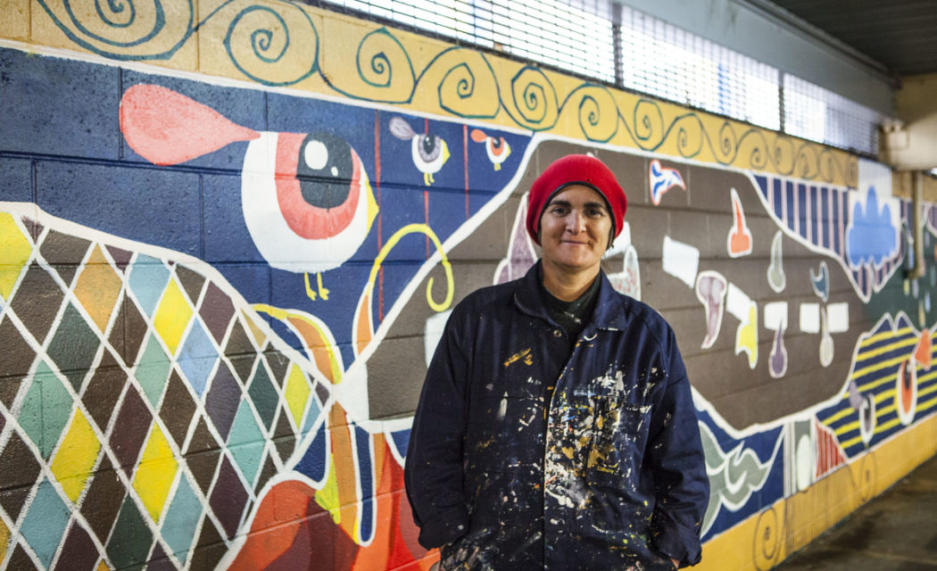Public Art Mural Ballarat Artist Pauline OShannessy Dowling