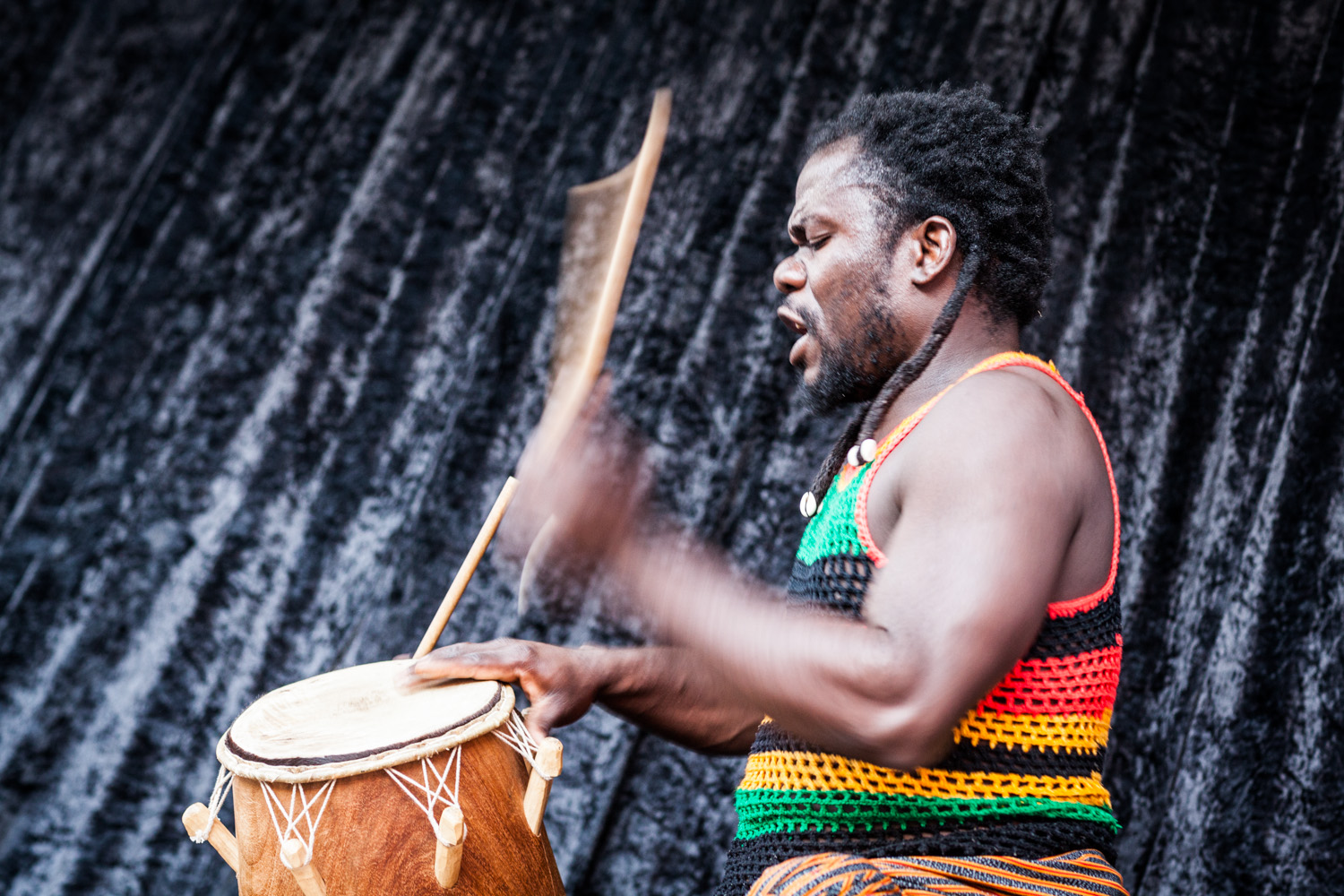 Ballarat Backyard Tasters African drummers