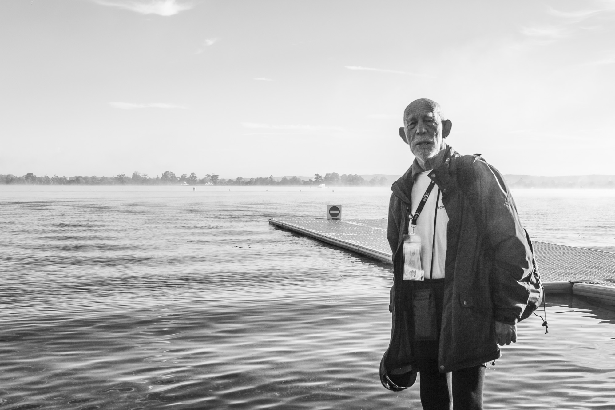 Zdzislaw Adamik Polska Masters Ballarat WRMR2014 Boat Shed on Lake Wendouree Australia