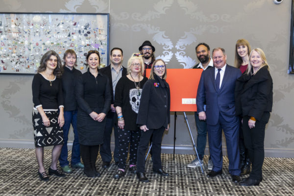 Artists Navigate Melbourne exhibition with Mayor Robert Doyle 37degrees48S