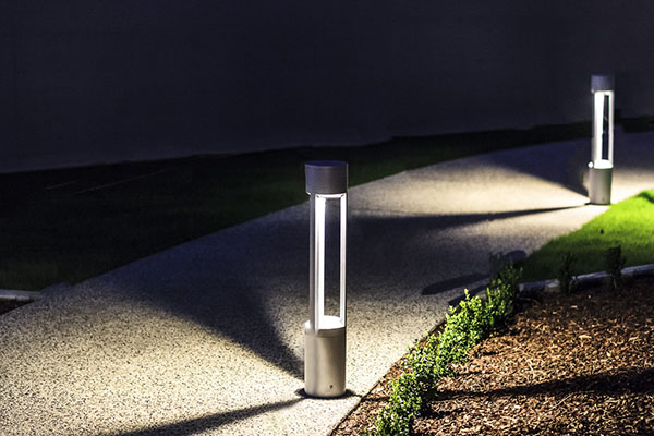 product photography Loreto college outdoor lights Commercial photography Ballarat Melbourne Geelong twilight photos