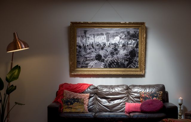 Cafe in Soler Print Ballarat Artist Aldona Kmiec Photographer