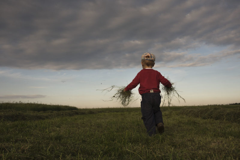 Documentary Photography Gippsland Nephew Filip on the farm Biezen Polska Poland