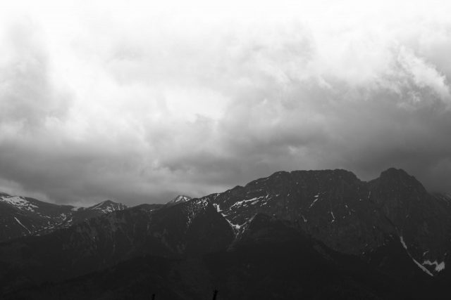 Tatry mountains print Giewont rycerz Tatry Mountains