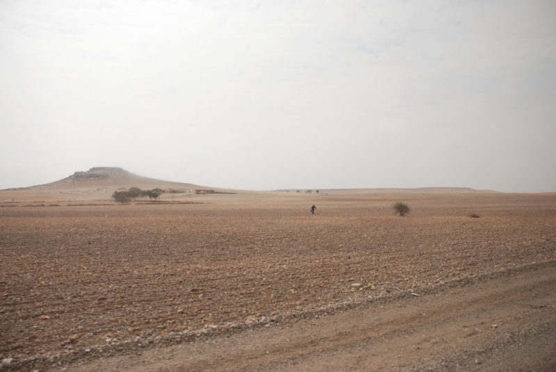 Peripatetic Moroccan Man desert landscape