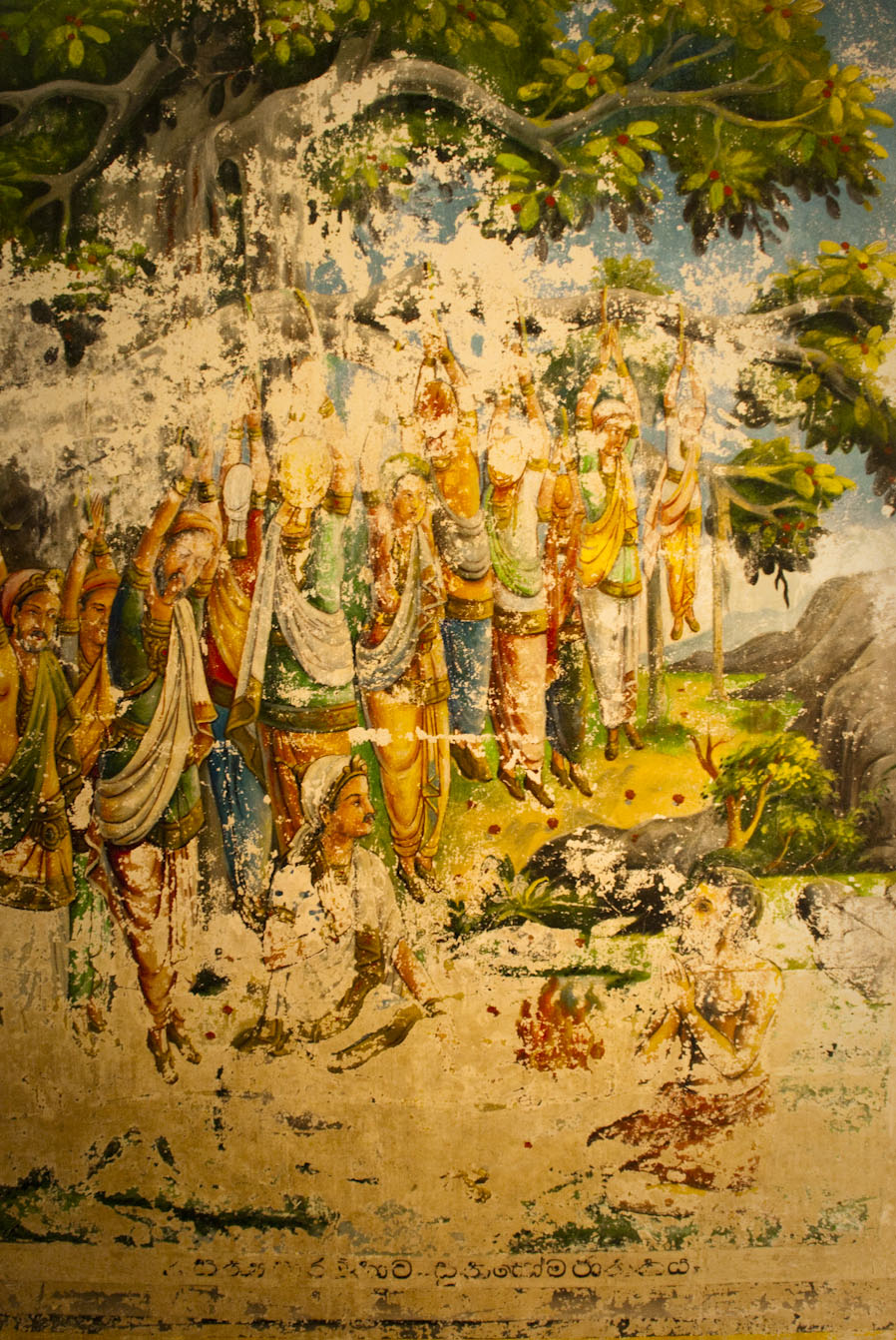 Frescoes in the Buddist Temple in Negombo Sri Lanka Photo: Aldona Kmiec