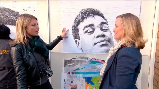 Ballarat street art Aldona Kmiec Tara Dennis posters