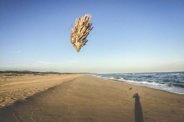 Flying Object Lakes Entrance beach