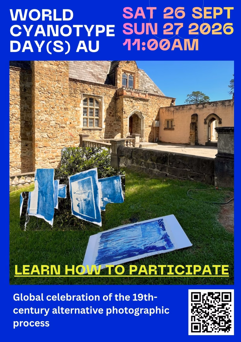 WORLD CYANOTYPE DAY Montsalvat with Aldona Kmiec