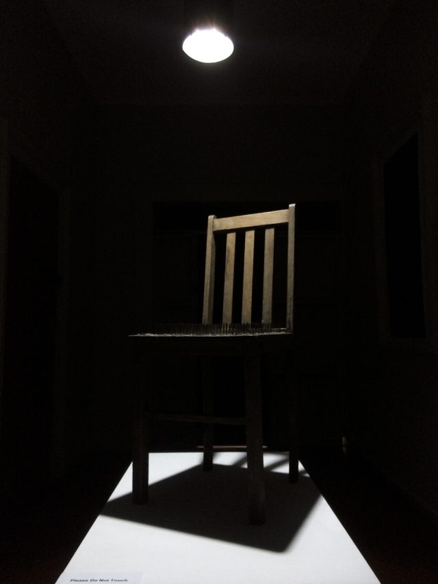 Chair of Nails Ballarat Convent Aldona Kmiec art