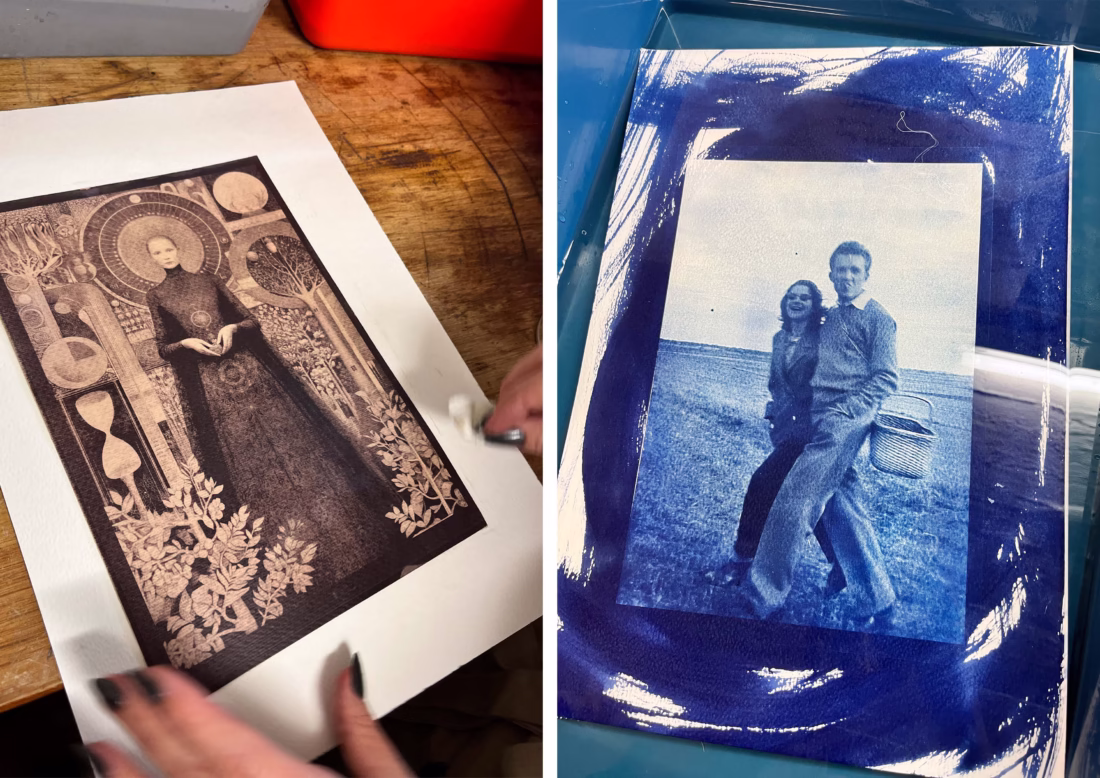 Advanced Cyanotype Workshop Montsalvat