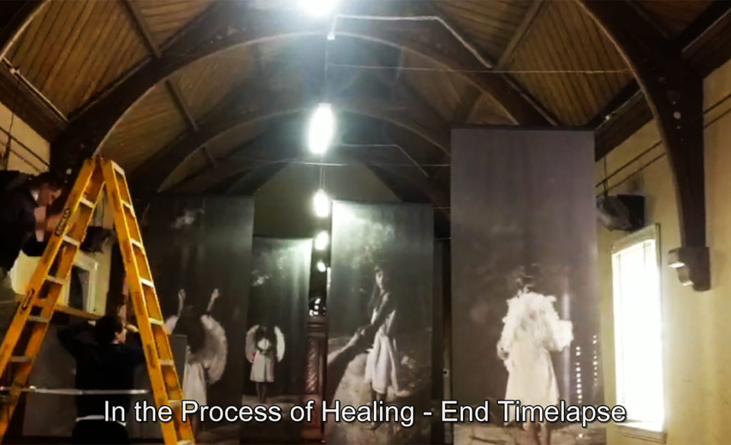 In the process of healing Exhibition wrap up timelapse