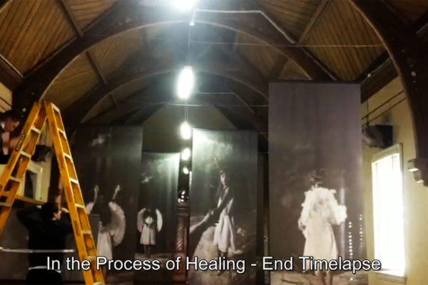 In the process of healing Exhibition wrap up timelapse