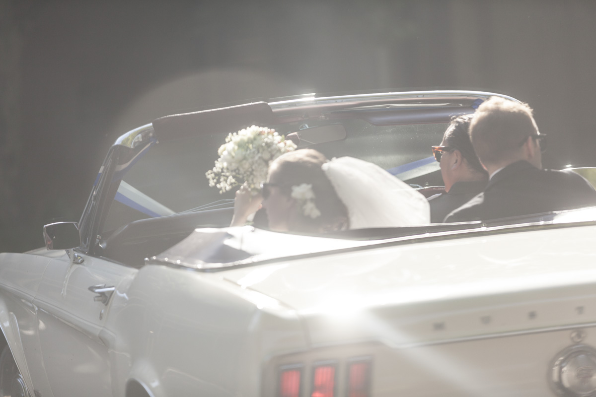 Polish wedding Photography Mosman Mustang car