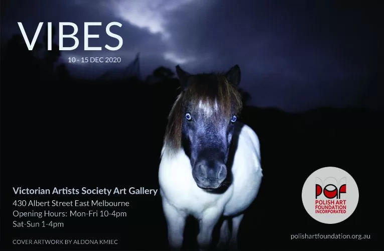 Polish Art Foundation Vibes Exhibition Invite Melbourne exhibition