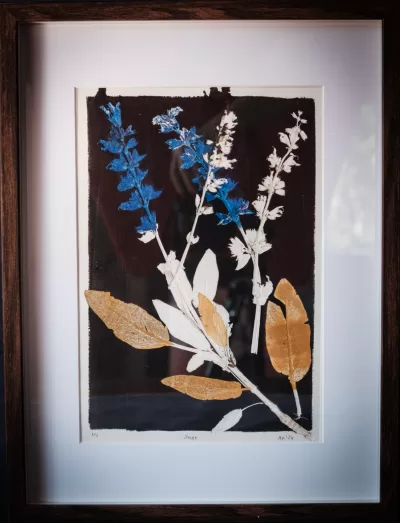 Sage ghost print unique 1 of 1