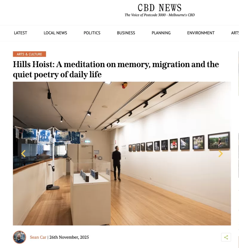 CBD News Arts and Culture Hills Hoist Art Melbourne City Library