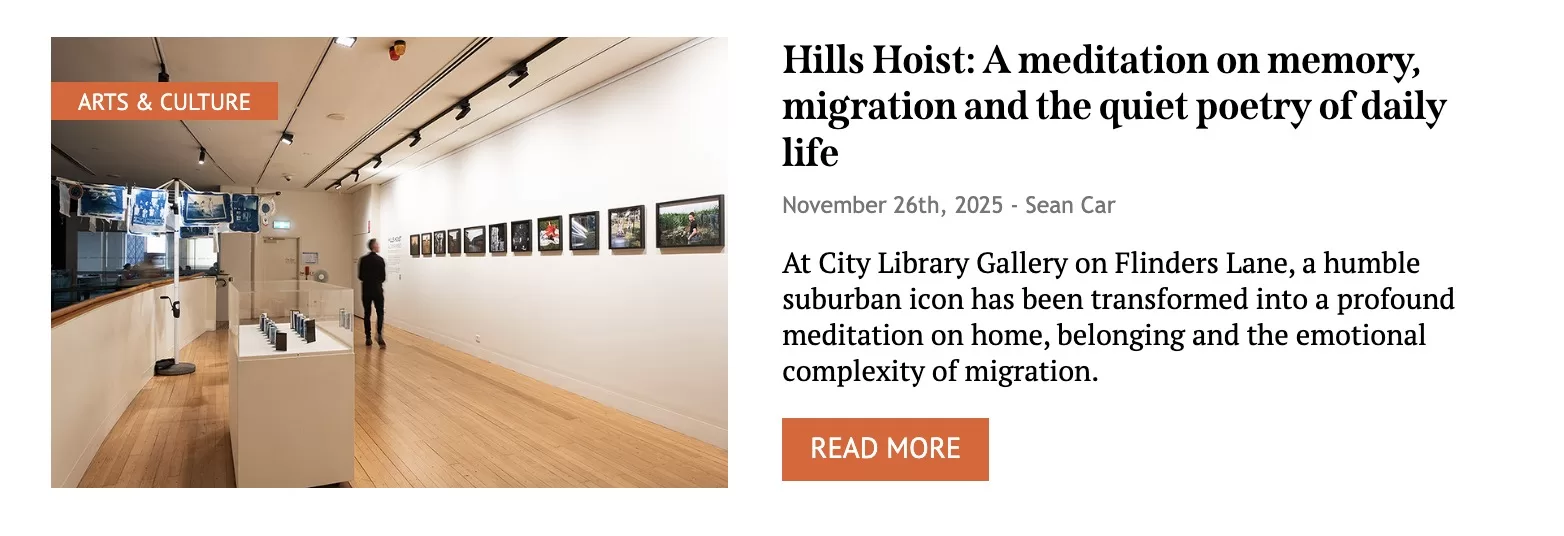 CBD News Arts and Culture Hills Hoist Art Melbourne City Library