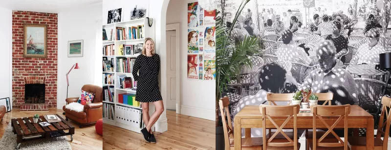 Artist Aldona Kmieć in her studio The Design Files Australia