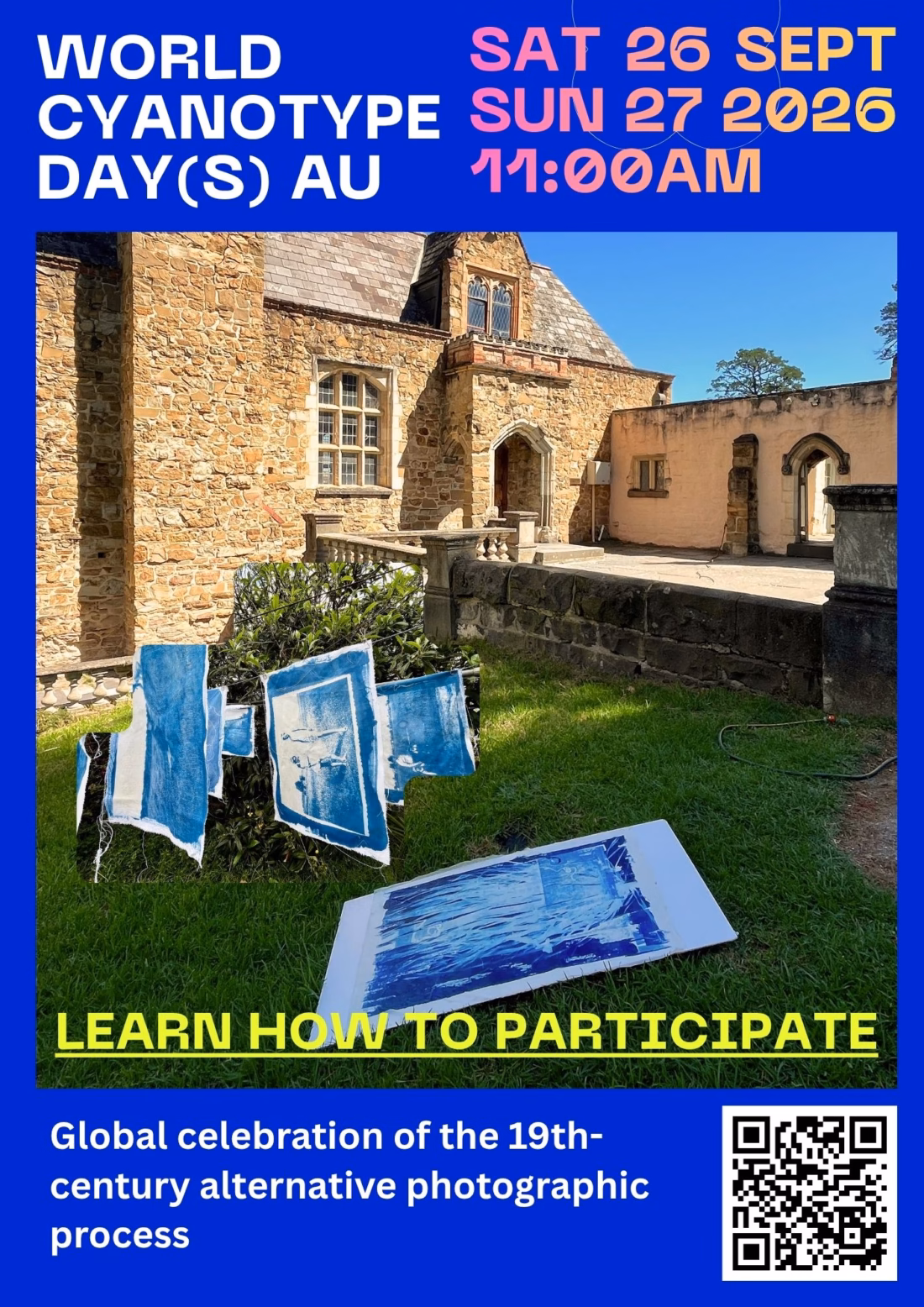 WORLD CYANOTYPE DAY Montsalvat with Aldona Kmiec 