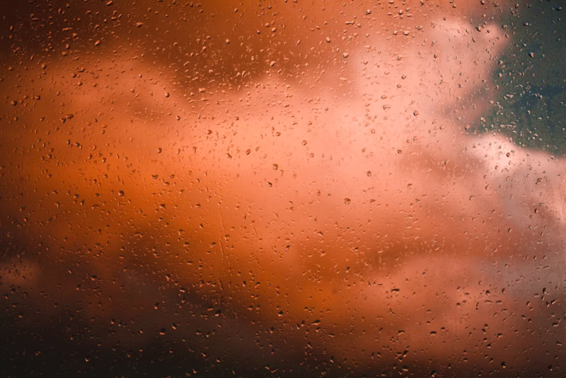 Abstract red clouds